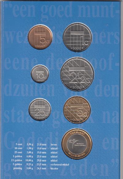 Beschrijving: 3,88 Euro ORIGIN.COINFAIR SET(8) WILHELMINA